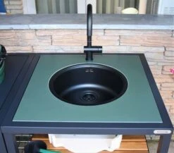 Keuken Grill -Keuken Grill big green egg dekton natuursteen wasbak met kraan 1