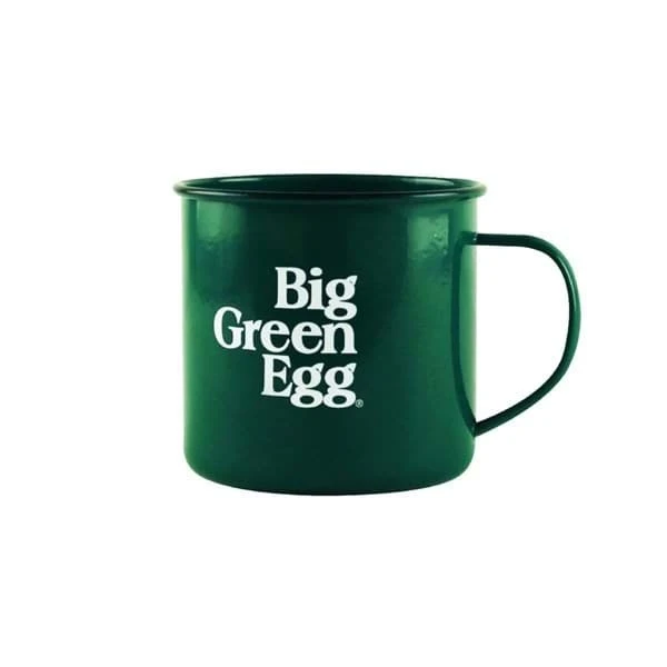 Big Green Egg Enamel Mug (vintage Geëmailleerde Mok) 3 Big Green Egg Enamel Mug (vintage Geëmailleerde Mok)