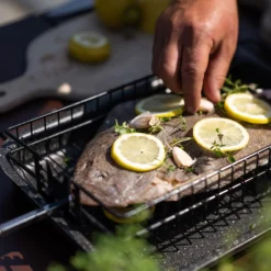 Big Green Egg Flat Basket, Platte Mand Rotisserie -Keuken Grill big green egg flat basket platte mand rotisserie 3