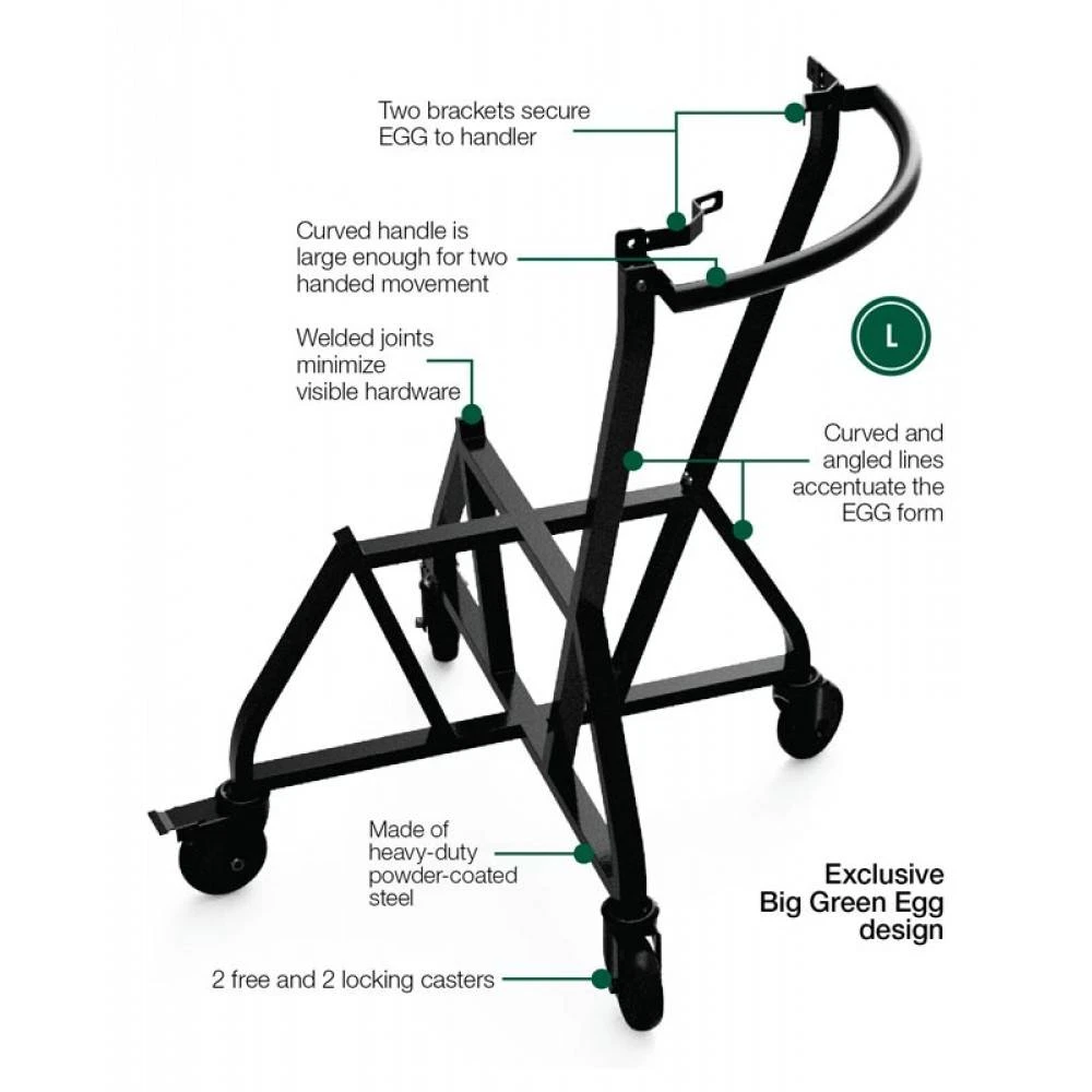 Big Green Egg IntEGGrated Onderstel Met Handler 5 Big Green Egg IntEGGrated Onderstel Met Handler - Afbeelding 3