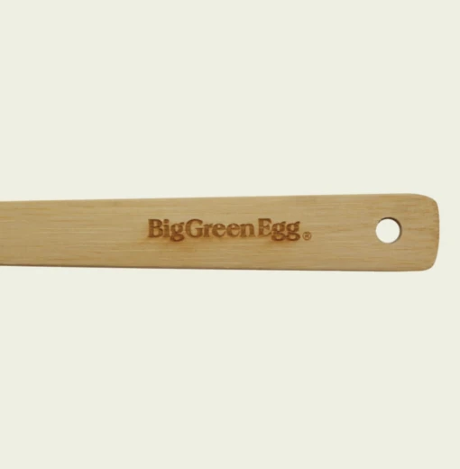 Big Green Egg Spatel Met Siliconen Mat Houten Lepel En Pannenlikker - Afbeelding 4