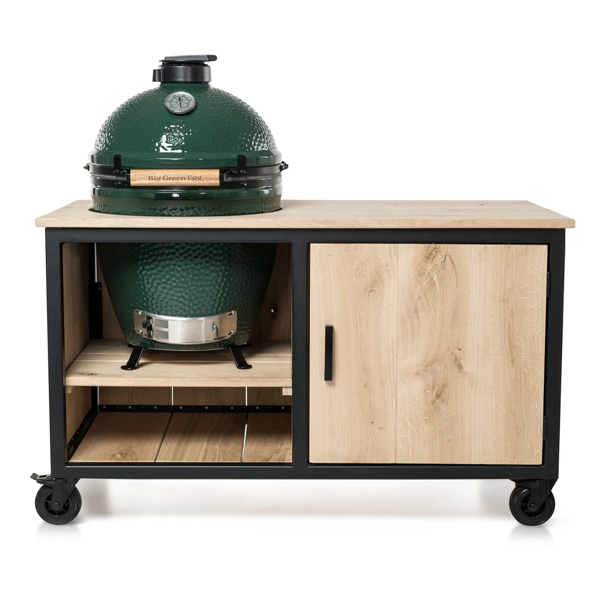 Fraaii Buitenkeukens Stalen Tafel Eiken Storage 144 X 70 X 86 3 Fraaii Buitenkeukens Stalen Tafel Eiken Storage 144 X 70 X 86