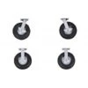 Monolith Buggy Wielen (4st) -Keuken Grill monolith buggy wielen 4st