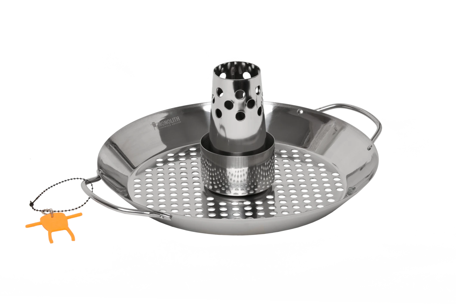 Monolith Kiphouder Met Grillschaal 3 Monolith Kiphouder Met Grillschaal