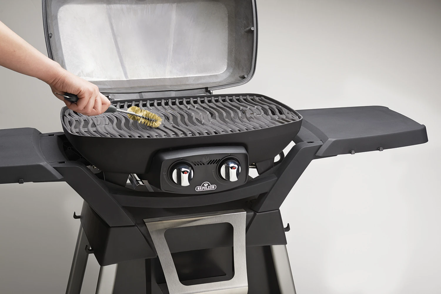 Napoleon Messing Grillborstel 5 Napoleon Messing Grillborstel - Afbeelding 3