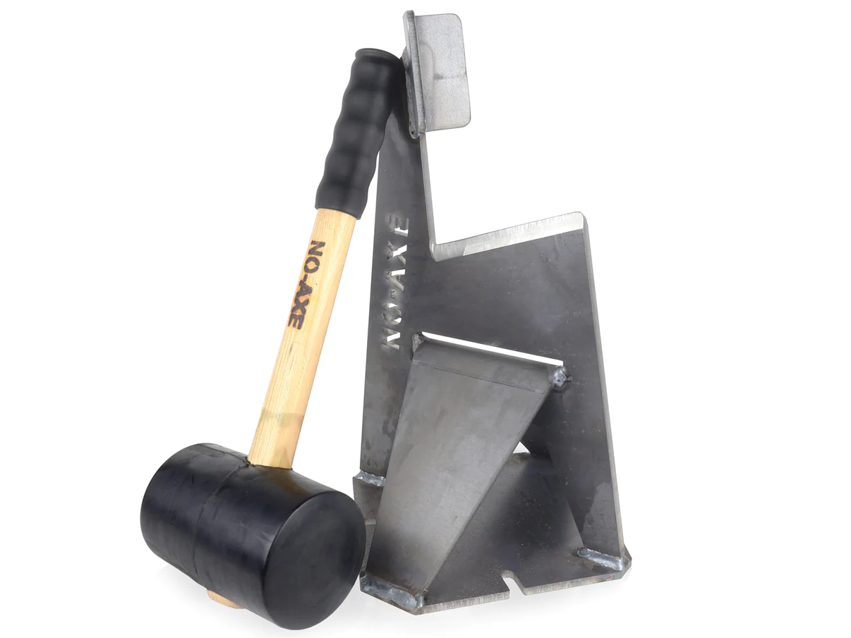 NO-AXE Houtklover Blank Staal Met Hamer 3 NO-AXE Houtklover Blank Staal Met Hamer