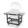 Primo Metal Cart Met RVS Zijtafels -Keuken Grill primo metal cart met rvs zijtafels
